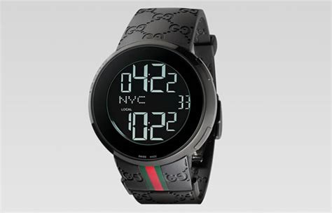 black gucci digital watch replica|gucci knockoff watches.